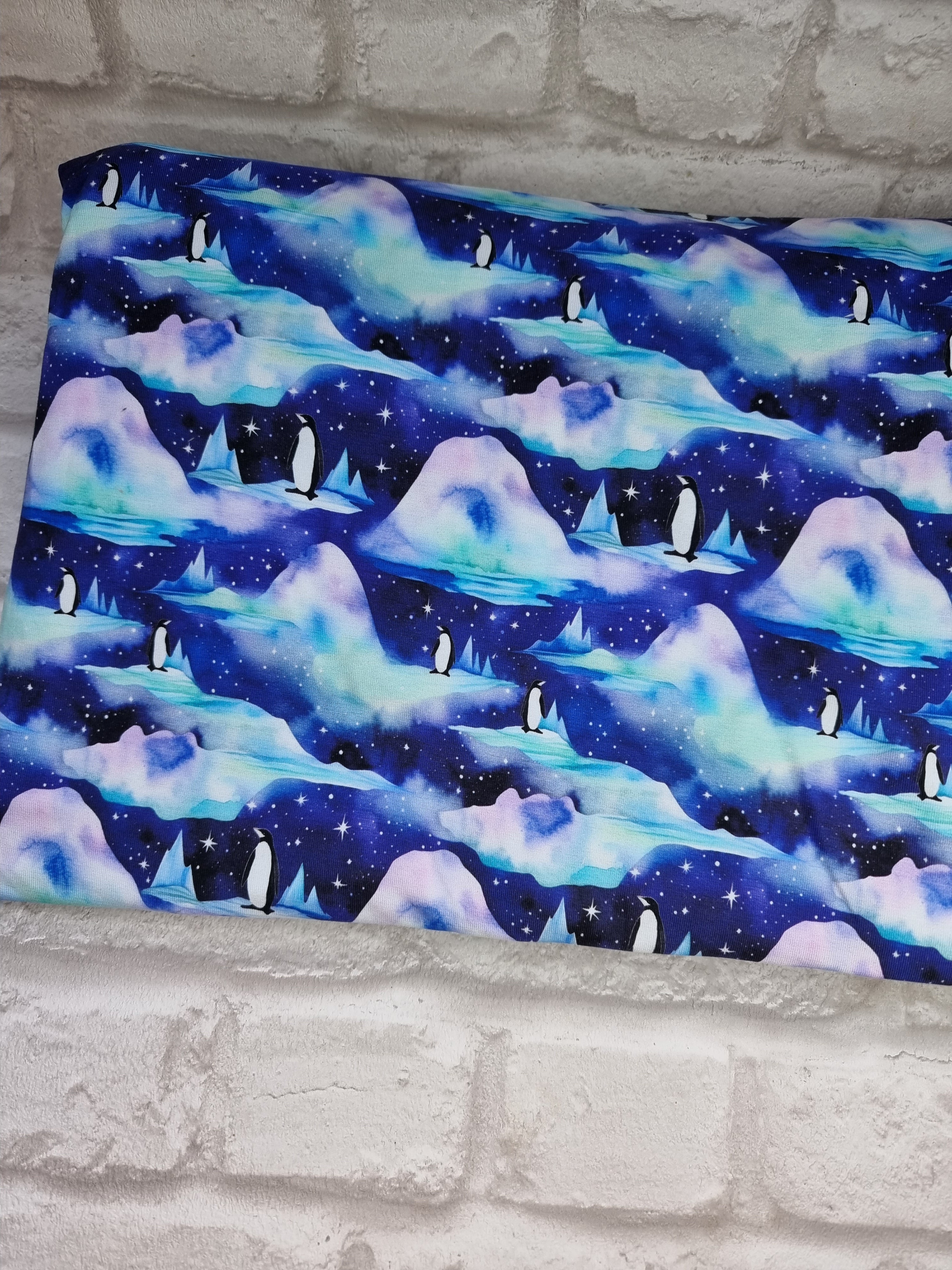 Penguin Paradise - Cotton Lycra 230-250gsm