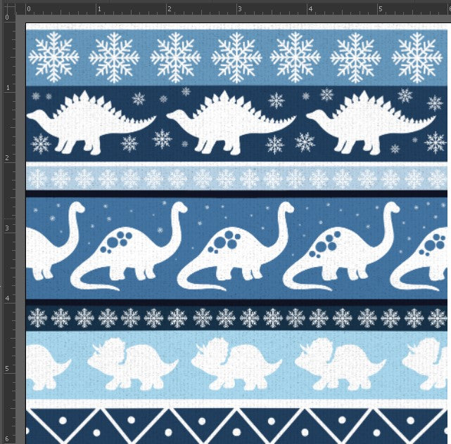 Blue Dino Fairisle EXCLUSIVE (Pre-order)