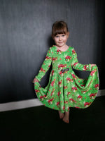 Load image into Gallery viewer, Beautiful example of this gorgeous mushroom design being worn as a dress on our super soft &quot;Squish&quot; base.
