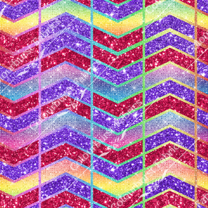Multi coloured faux glitter sparkly triangle abstract seamless design for custom fabric printing onto our 22 bases.
