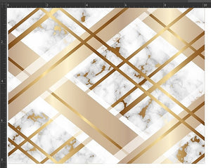 Scale for rose gold abstract stripes design
