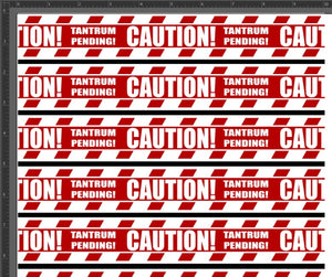 Scale for caution stripes exclusive design