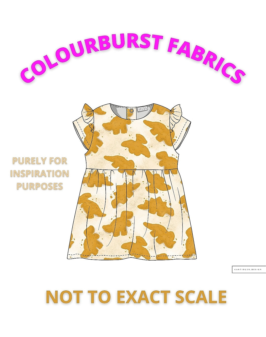 Mockup of chicken nuggets exclusive design
