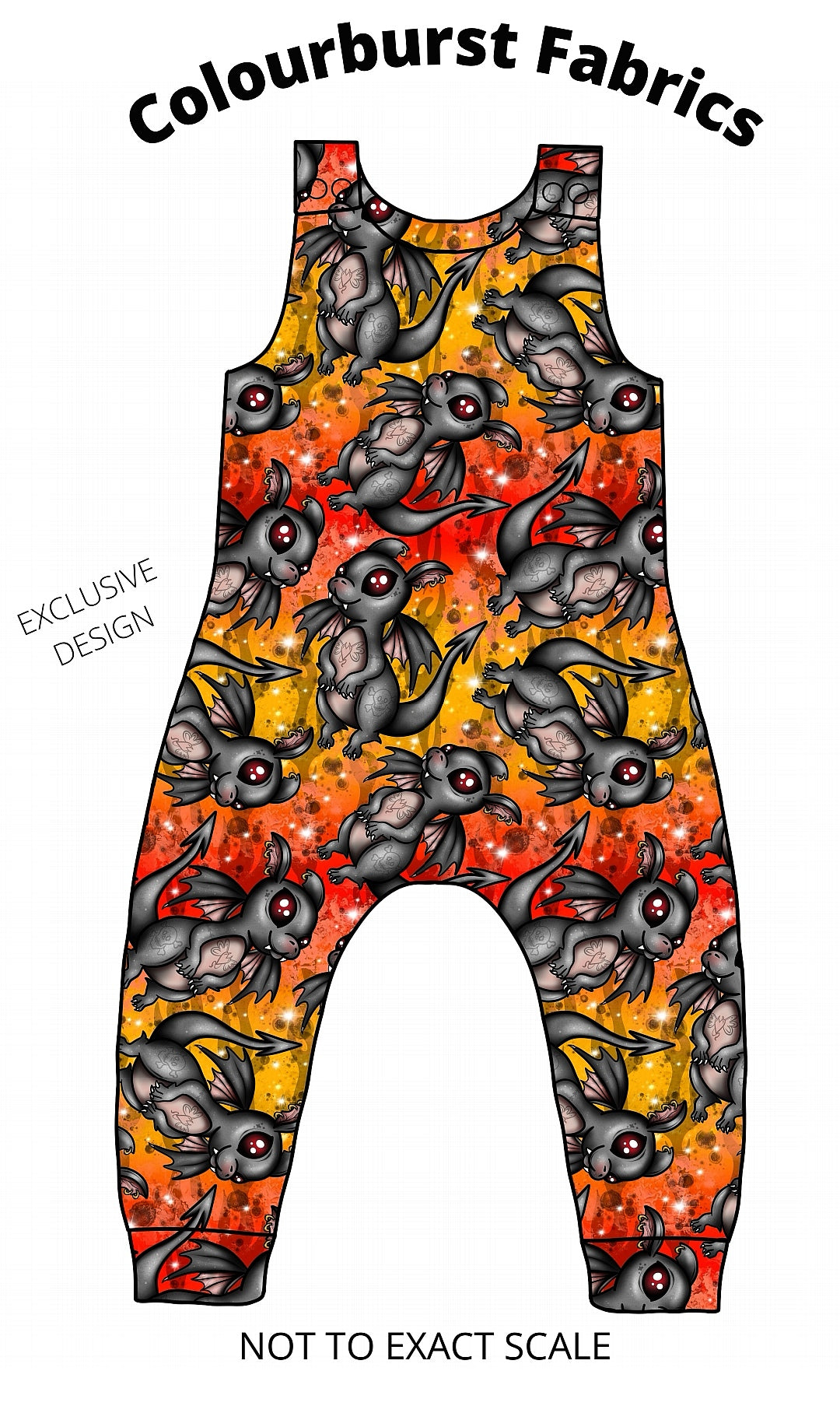 Mockup for fire punk dragons