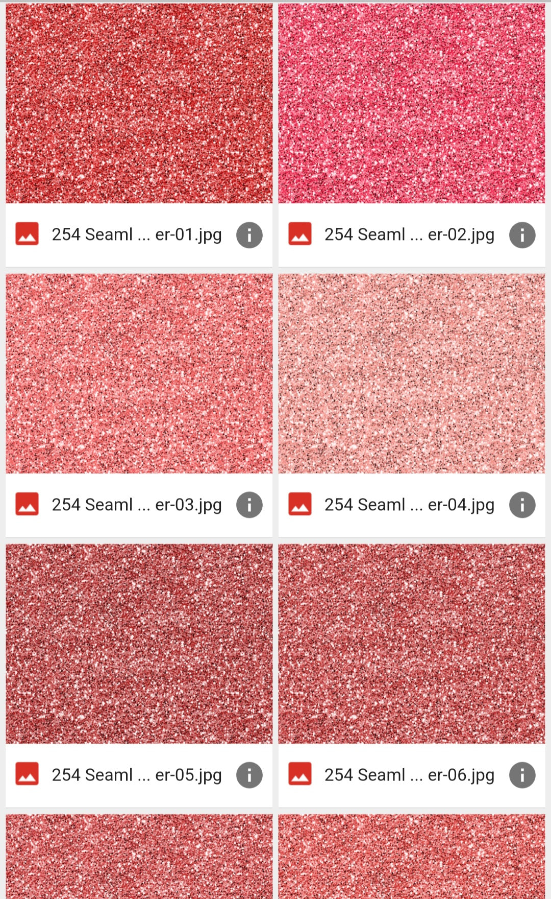 Faux Glitters (254 Shades!)