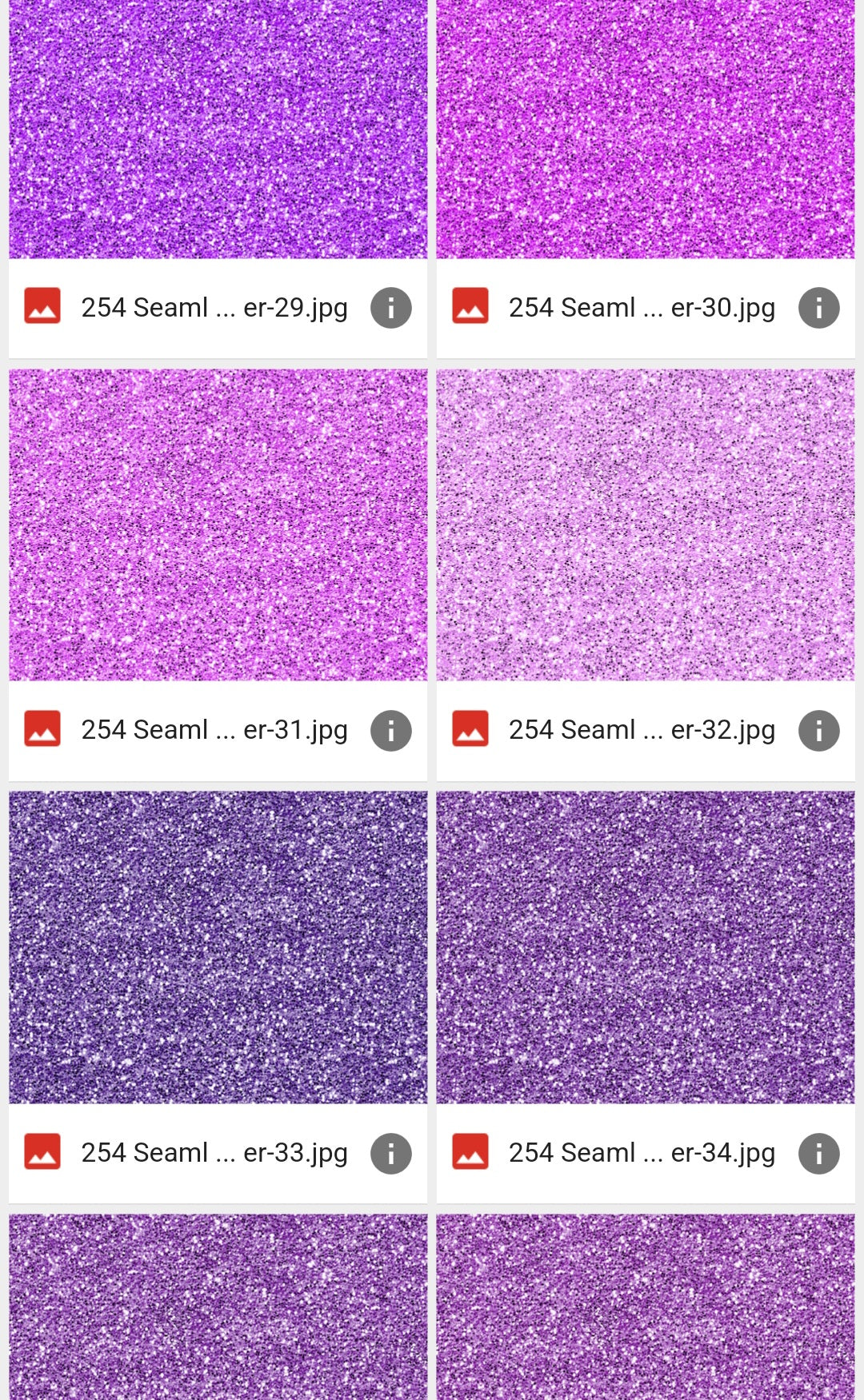Faux Glitters (254 Shades!)