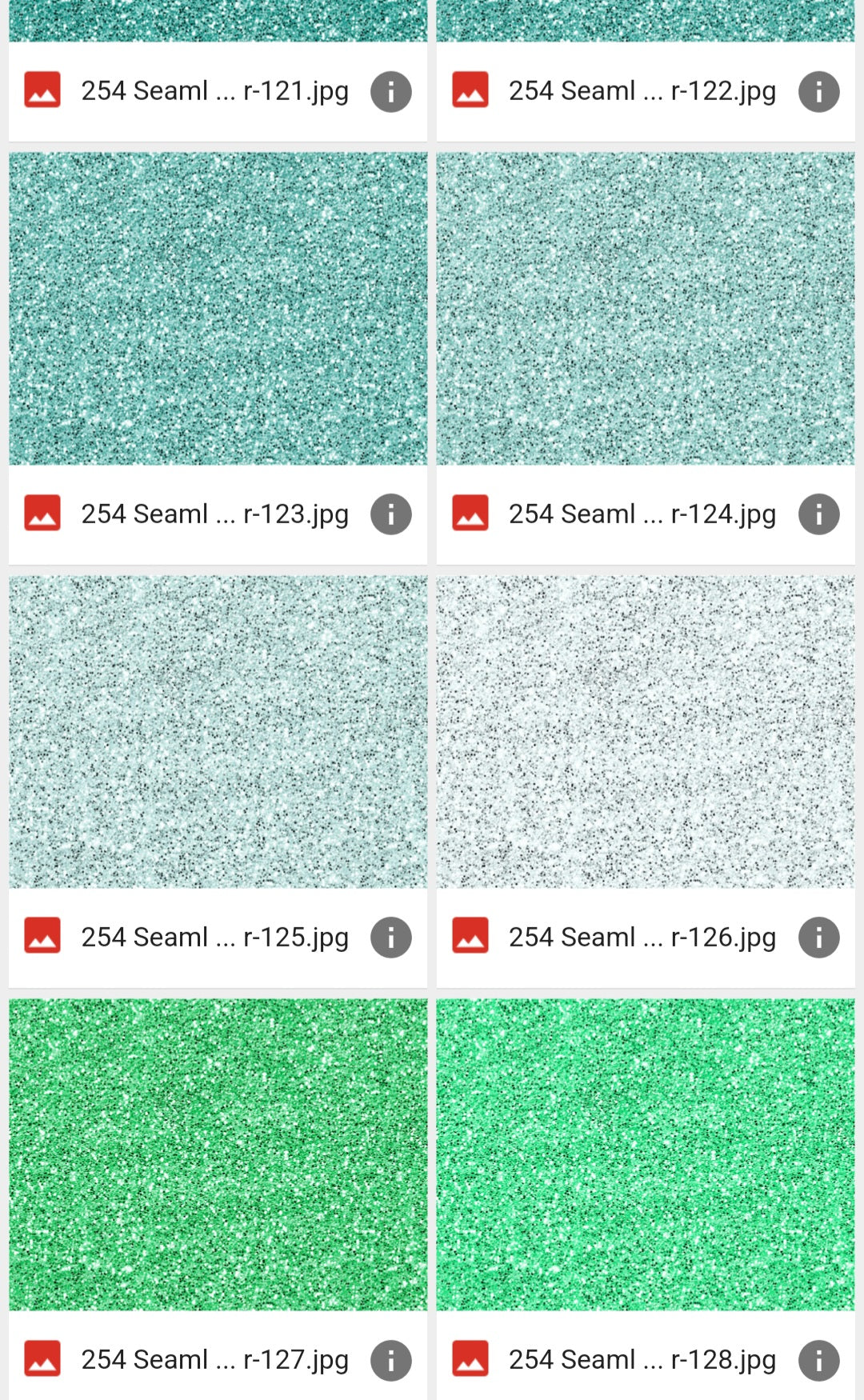 Faux Glitters (254 Shades!)