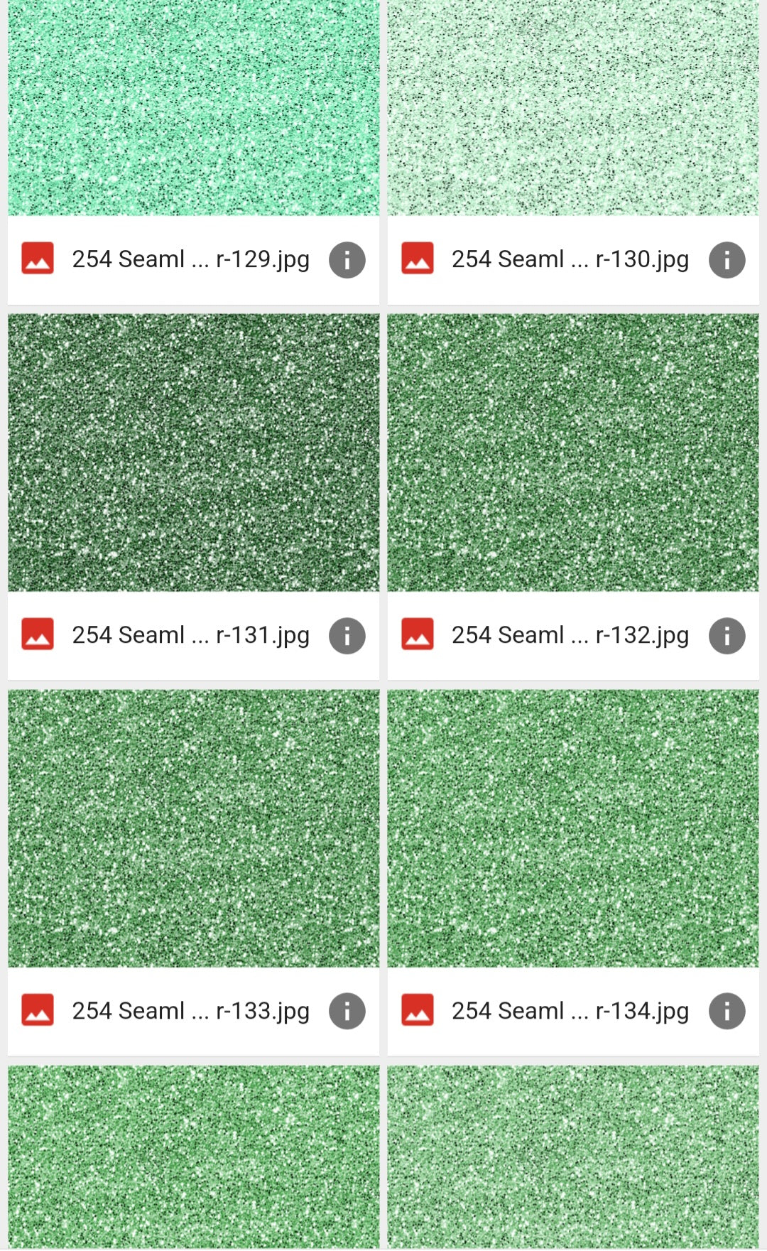 Faux Glitters (254 Shades!)