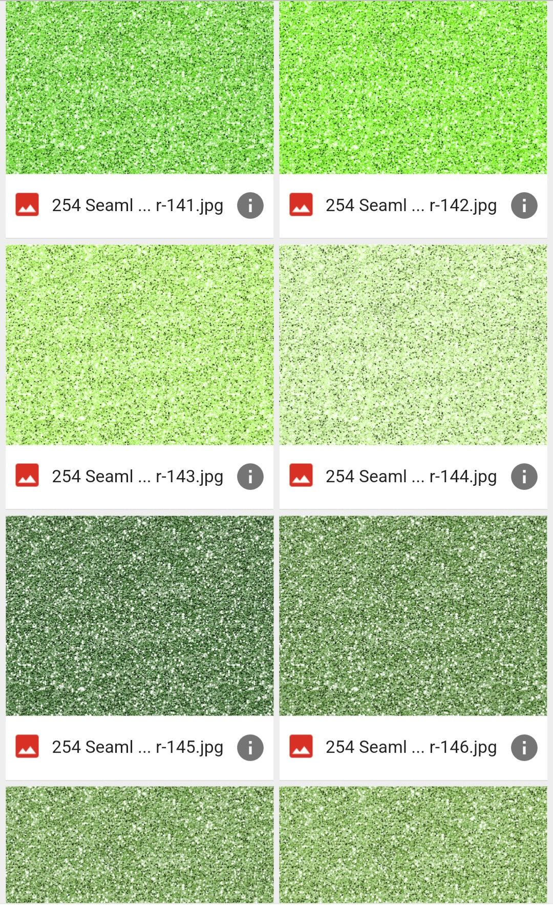 Faux Glitters (254 Shades!)
