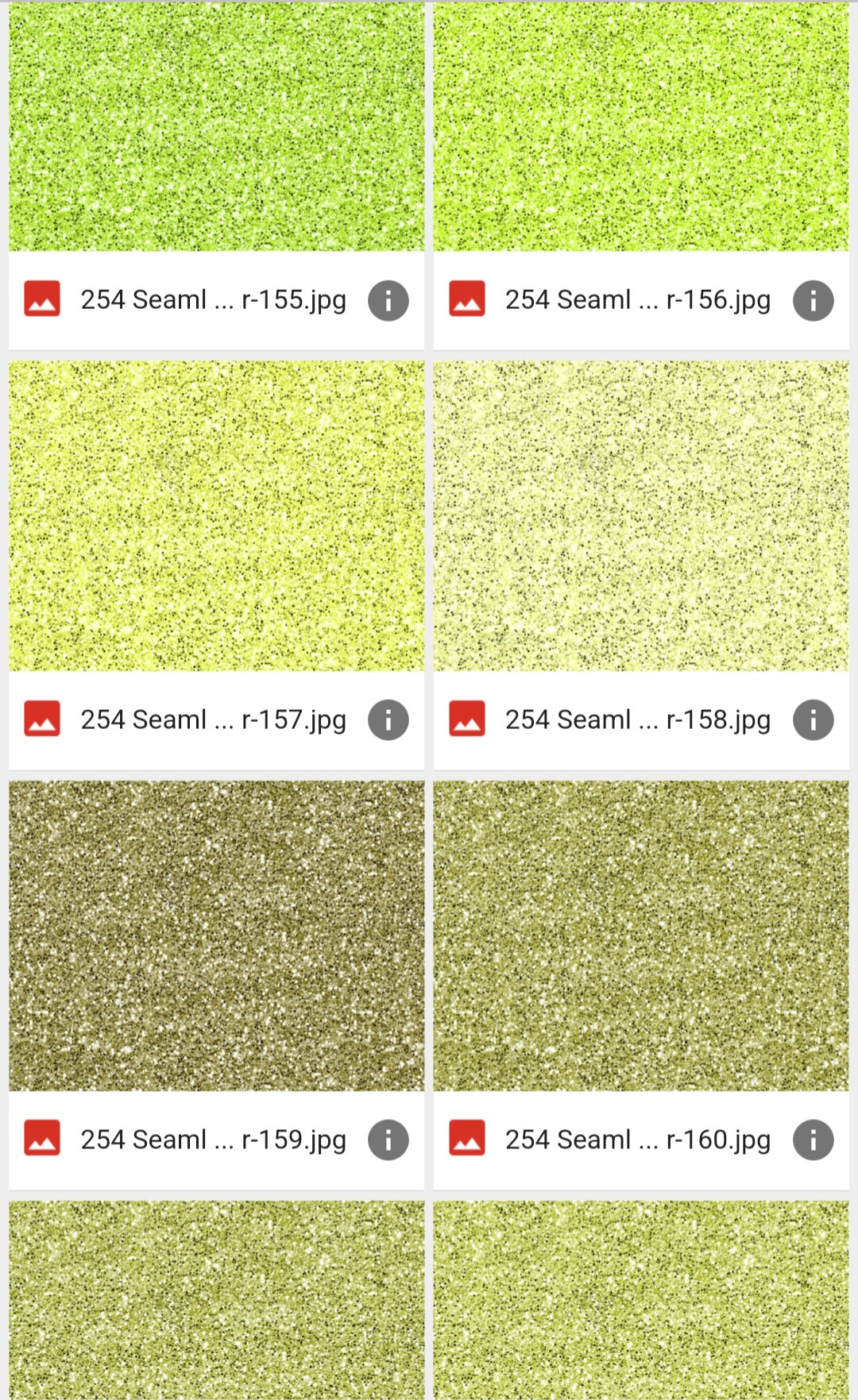 Faux Glitters (254 Shades!)