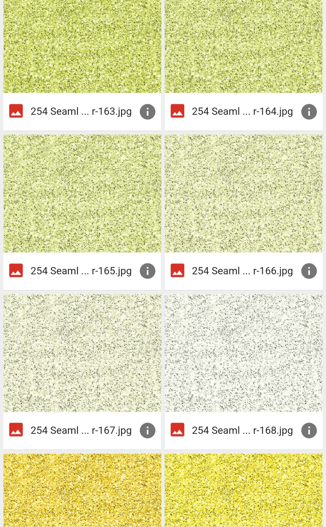 Faux Glitters (254 Shades!)