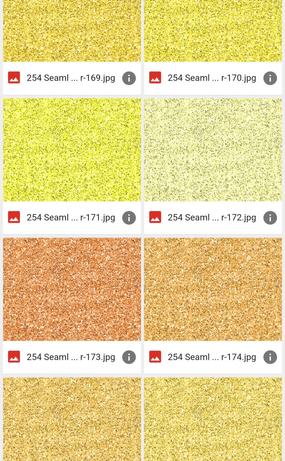 Faux Glitters (254 Shades!)