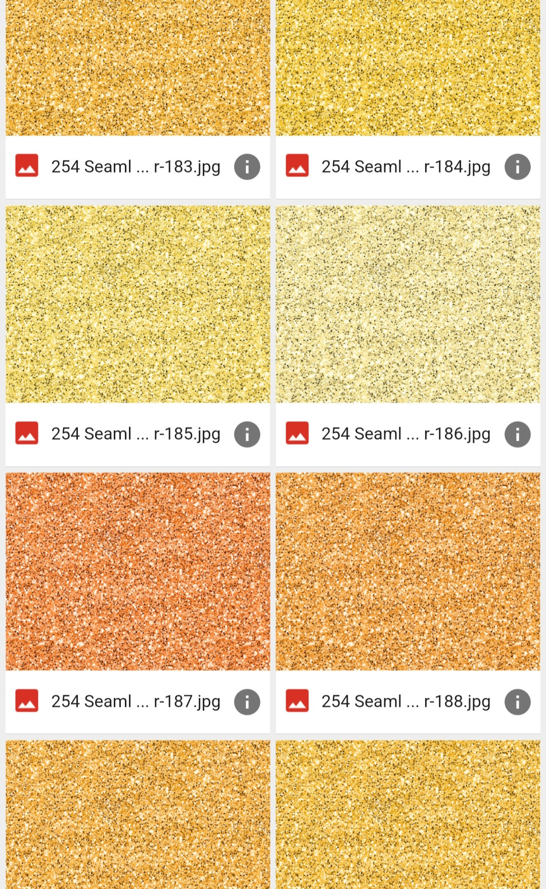 Faux Glitters (254 Shades!)