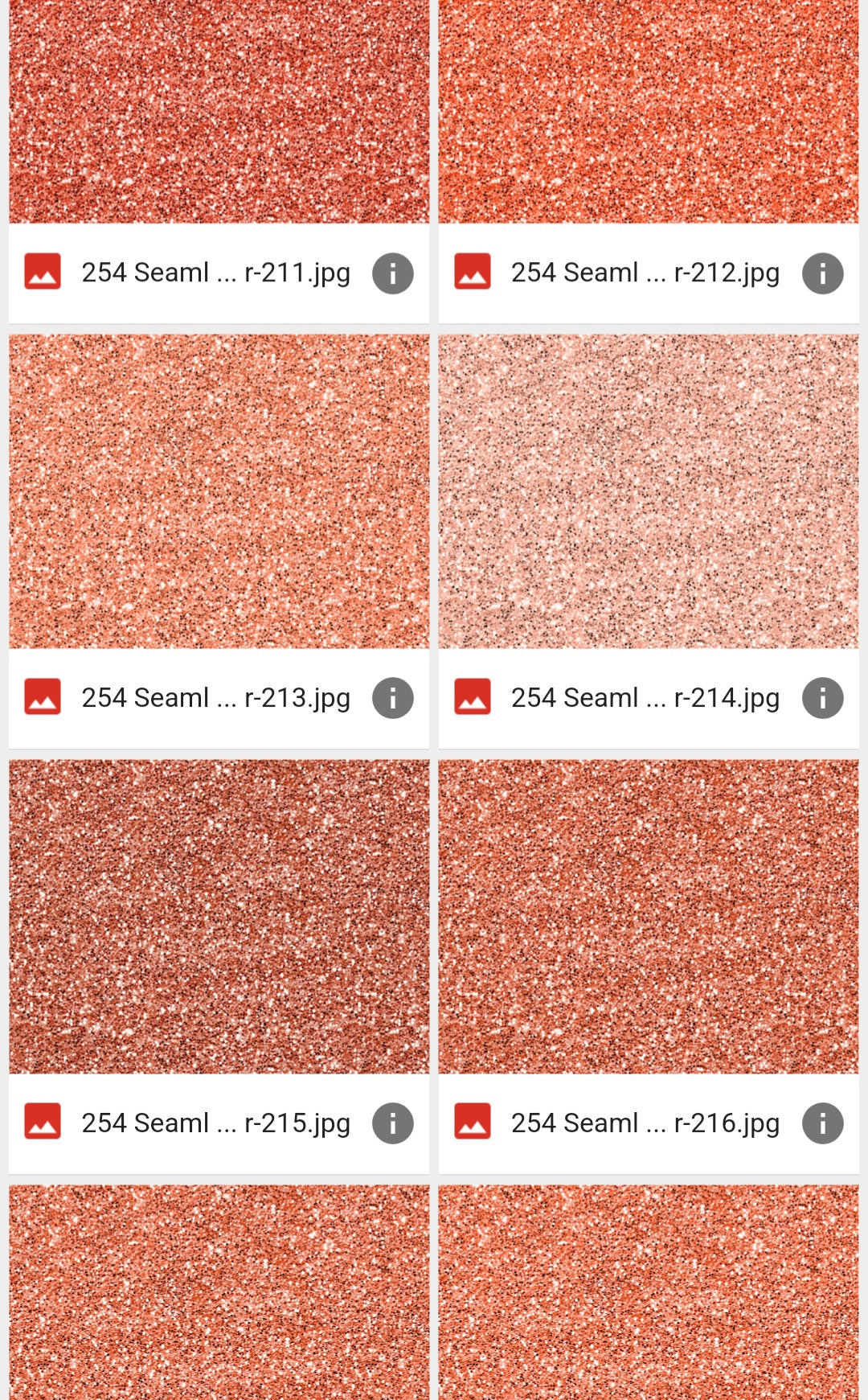 Faux Glitters (254 Shades!)