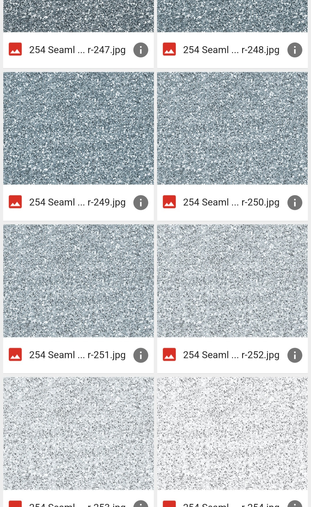 Faux Glitters (254 Shades!)