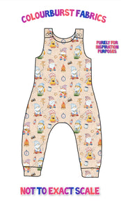 Mockup of camping gnomes design