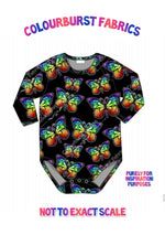 Load image into Gallery viewer, Mockup for neon butterflies design
