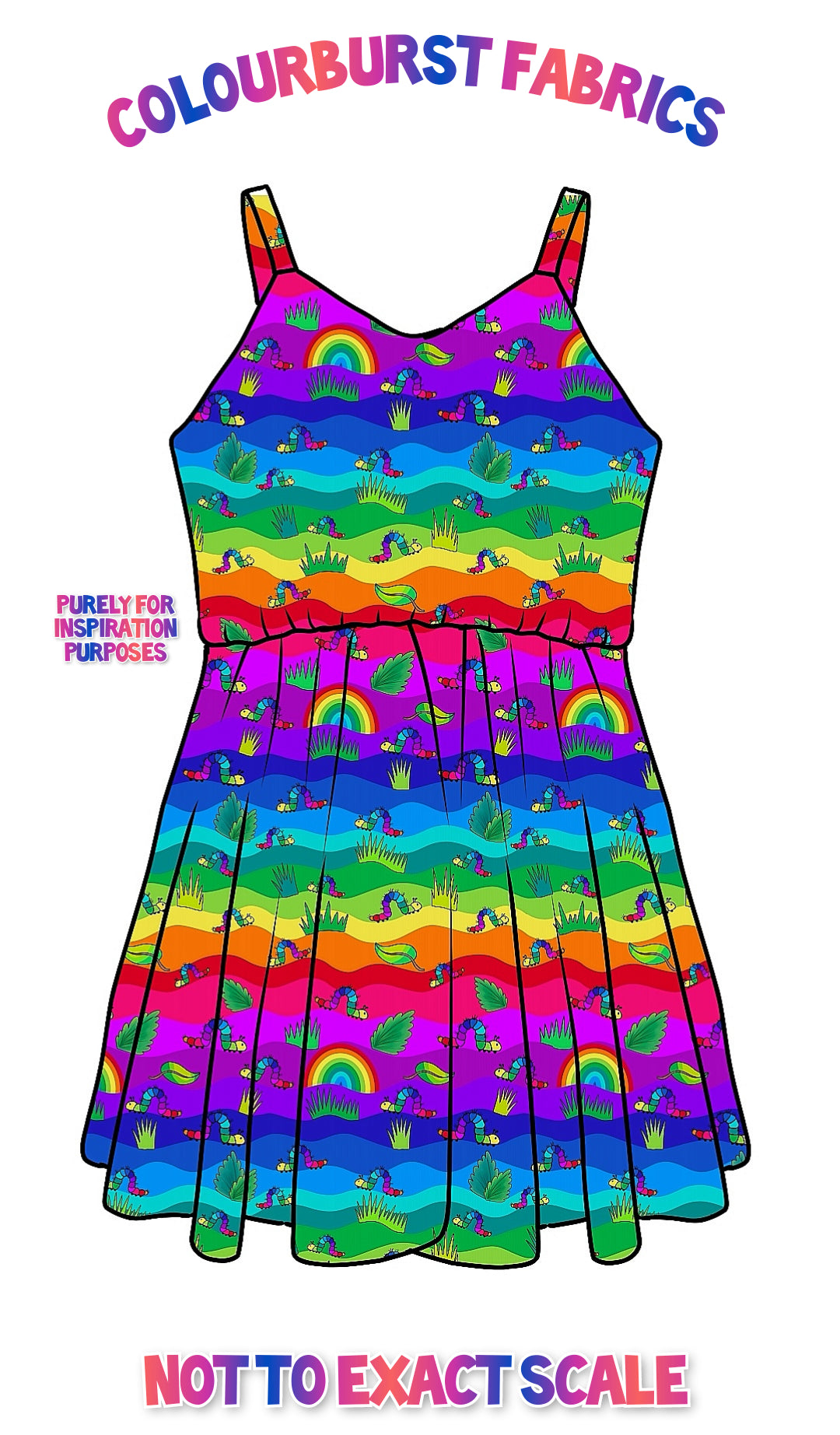 Mockup of rainbow caterpillars exclusive 