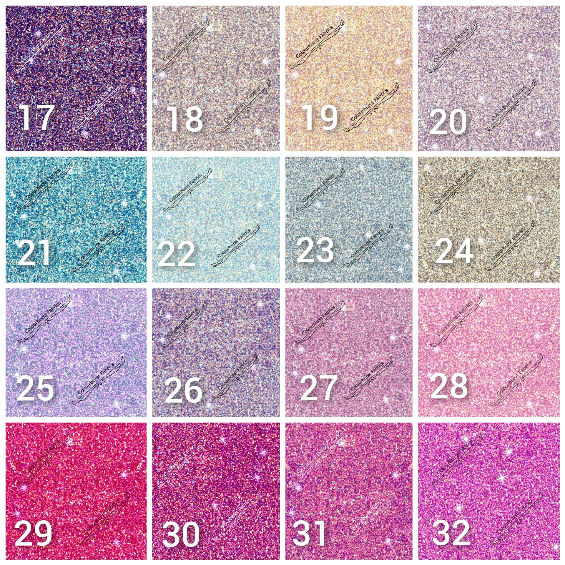Holographic Faux Glitters (32 Shades!)